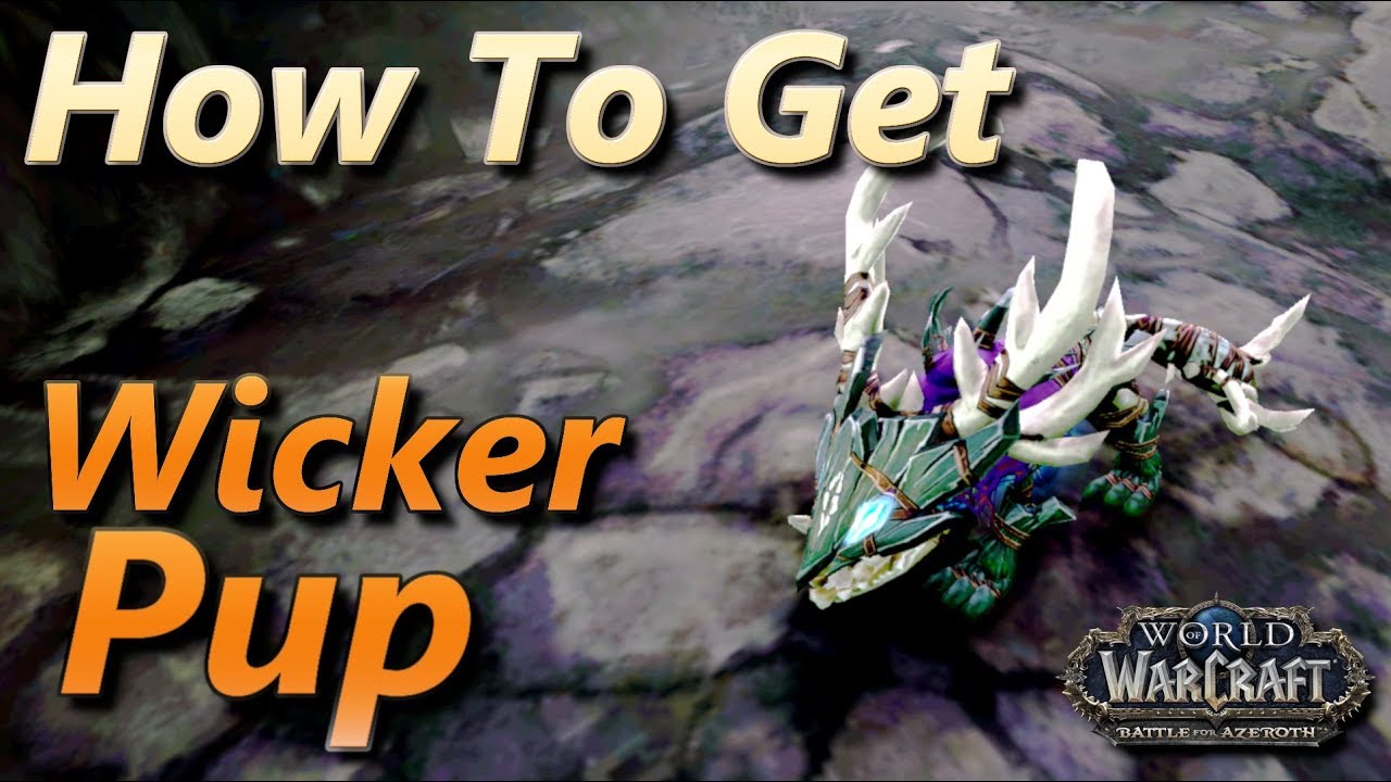 How To Get The Wicker Pup Battle Pet WoW BFA