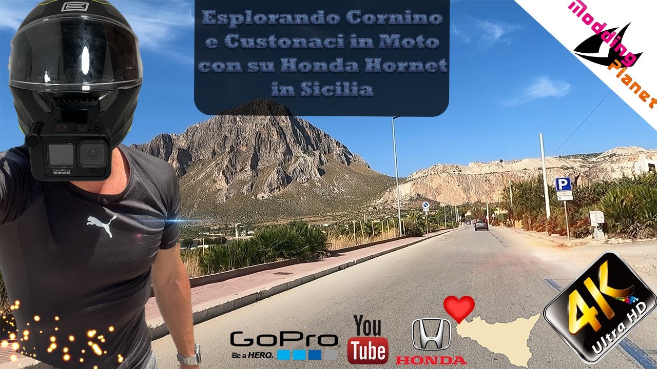Esplorando Cornino e Custonaci in Moto con su Honda Hornet in Sicilia