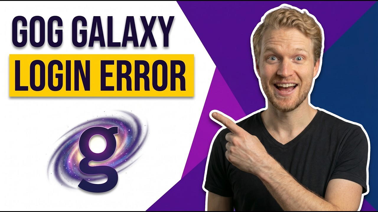 Fix Gog Galaxy Login Error (Easy Step-By-Step Guide)