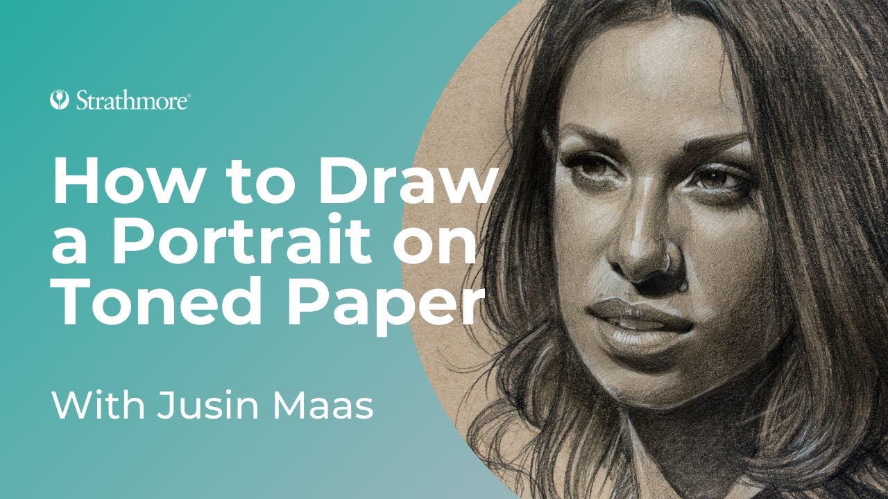 How to Draw a Portrait on Toned Paper - Lesson 3 of 4