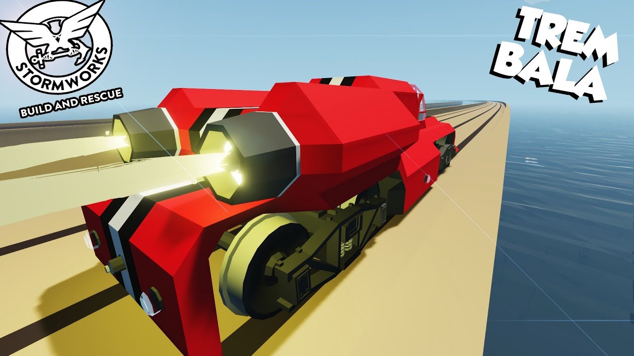 ANDAMOS EM UM TREM COM TURBINA DE AVIÃO! StormWorks