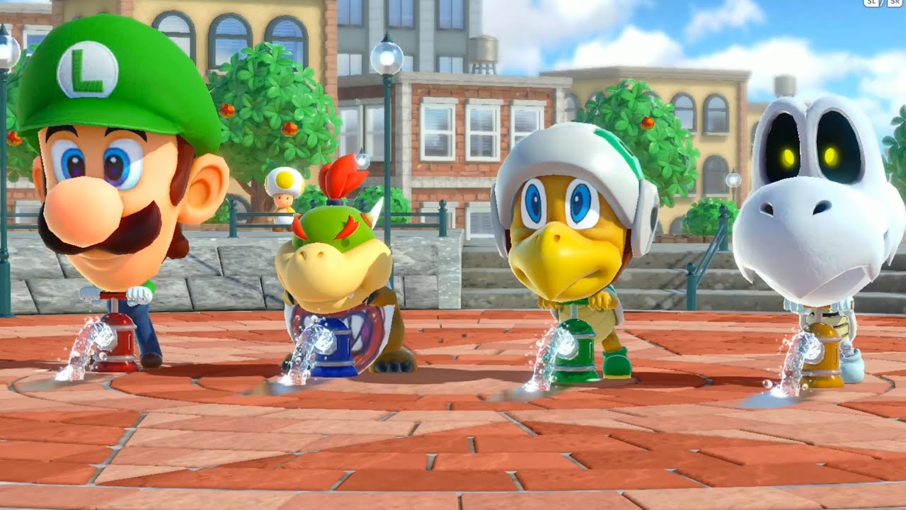 【スーパー マリオパーティ】ミニゲームルイージvsクッパvsデイジーvsドンキーコング(COM最強 たつじん)