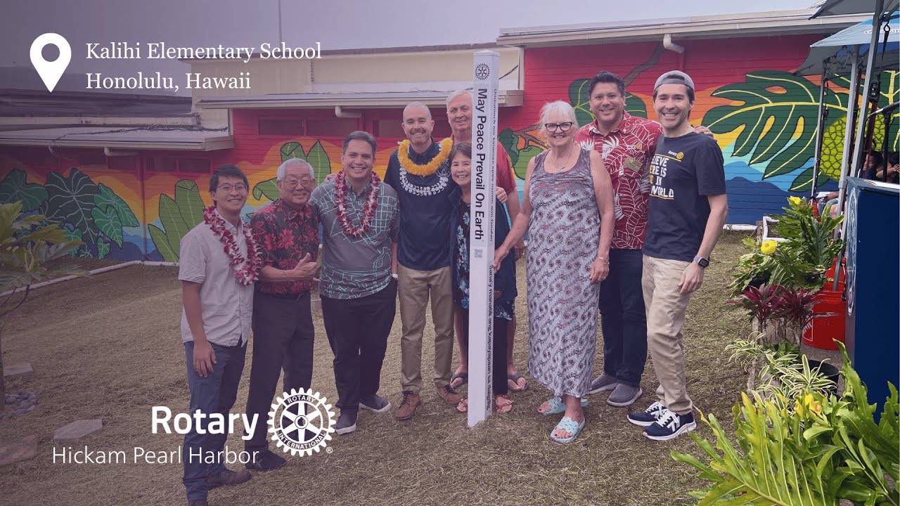 Kalihi Elementary School Peace Pole and Mural Dedication (2025)