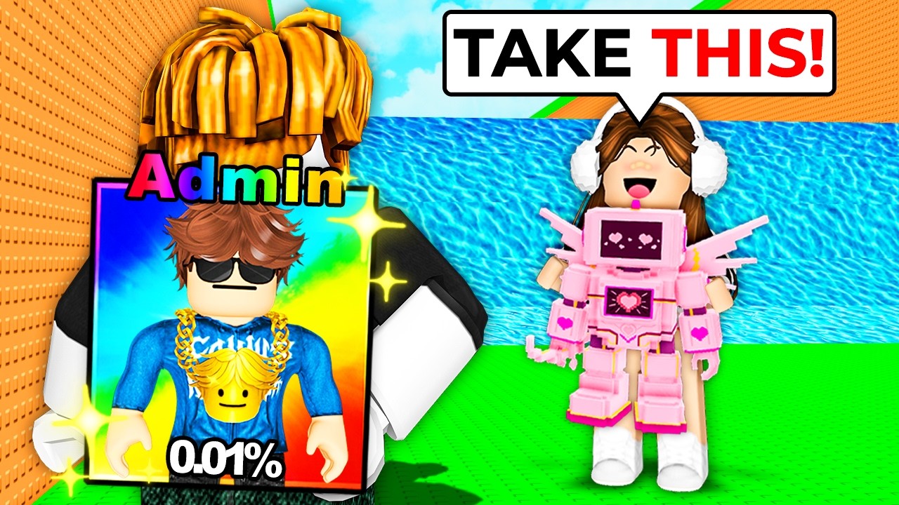 Pretending To Be a NOOB, Then Giving Away ADMIN BRAINROTS!