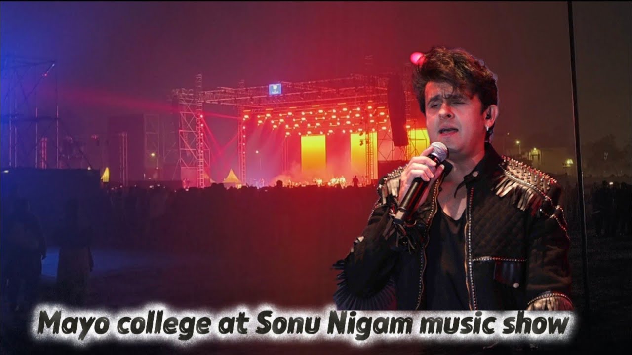 Sonu Nigam at Mayo college music show 