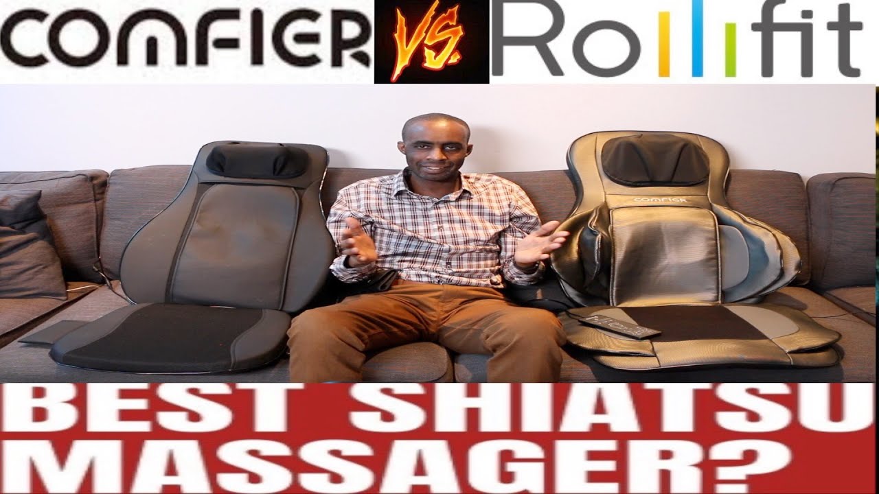 Comfier  Vs Rolli-fit shiatsu massager -which is better? an in-depth look- HERVEs WORLD- Episode 441
