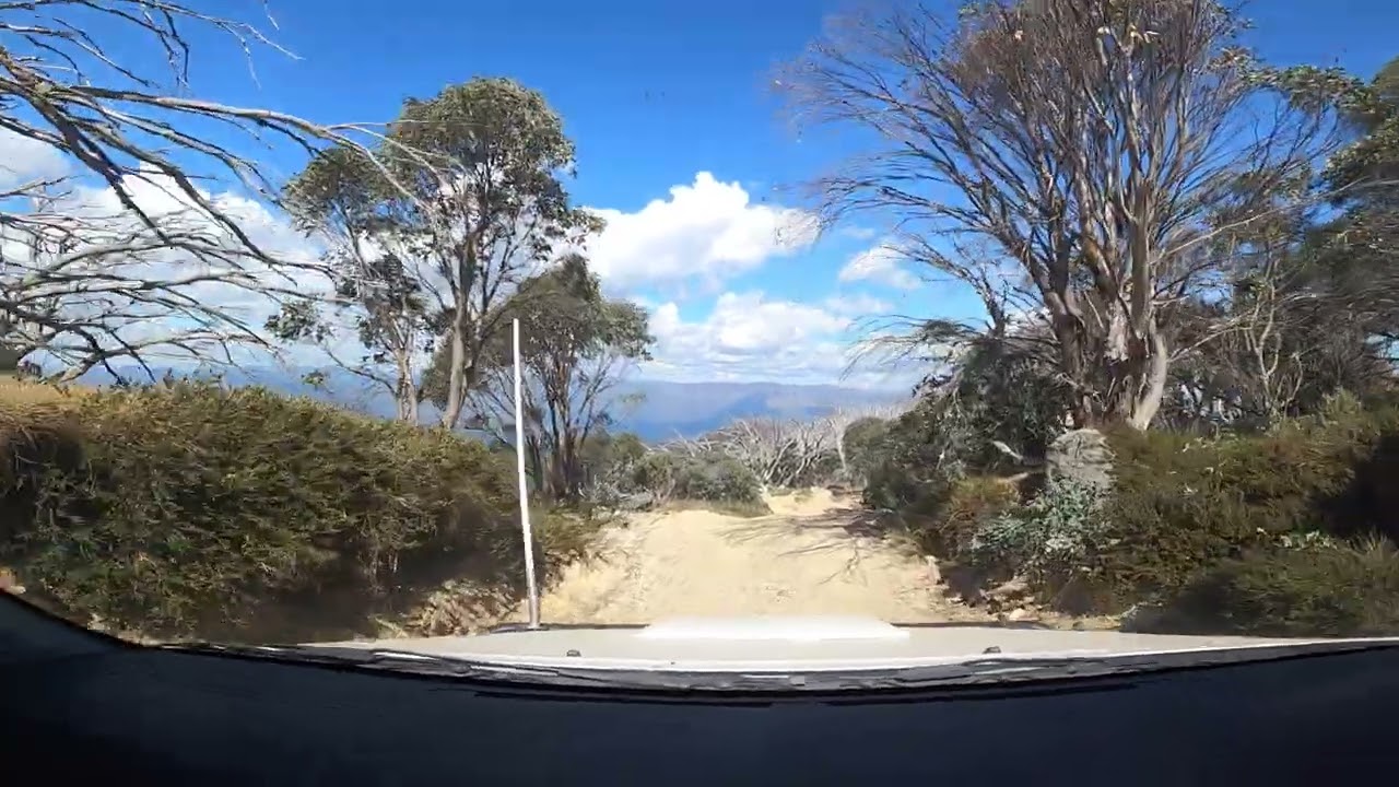 Mt Stirling track heading to Mt Buller