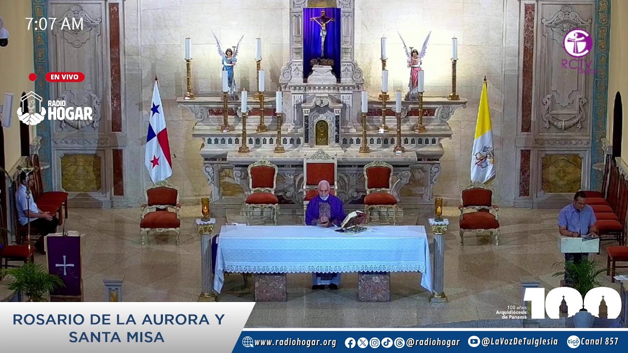 ROSARIO DE LA AURORA Y SANTA MISA, SANTUARIO NACIONAL
