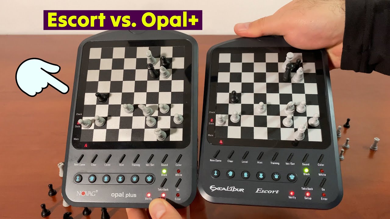 Excalibur Escort vs. Novag Opal Plus Chess Computer 👑 @Gadgetify