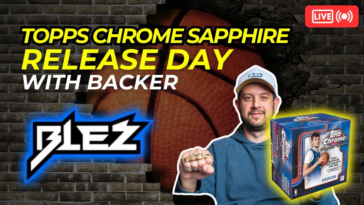 THIS IS A TOPPS CHROME SAPPHIRE HYPE SHOW! #toppschrome   #boxbreaks #sportscards