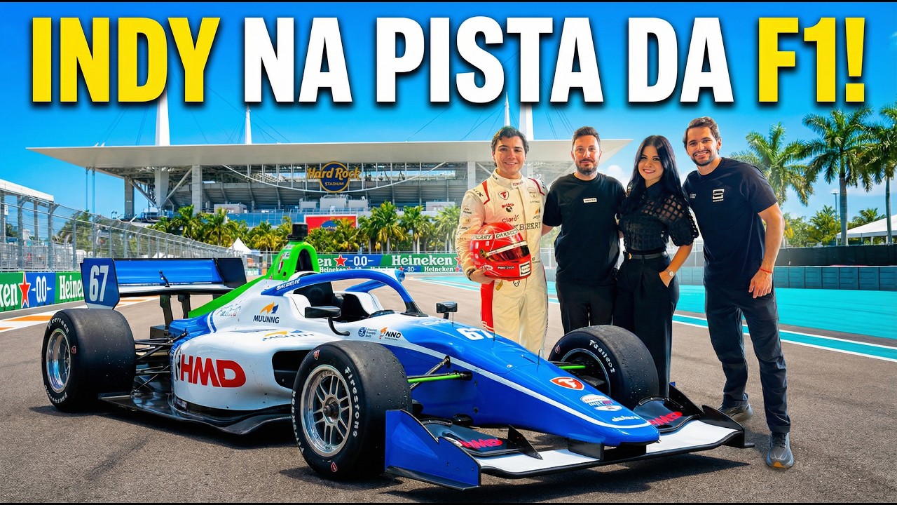 Pré-temporada da INDY NXT em Miami com ENZO FITTIPALDI