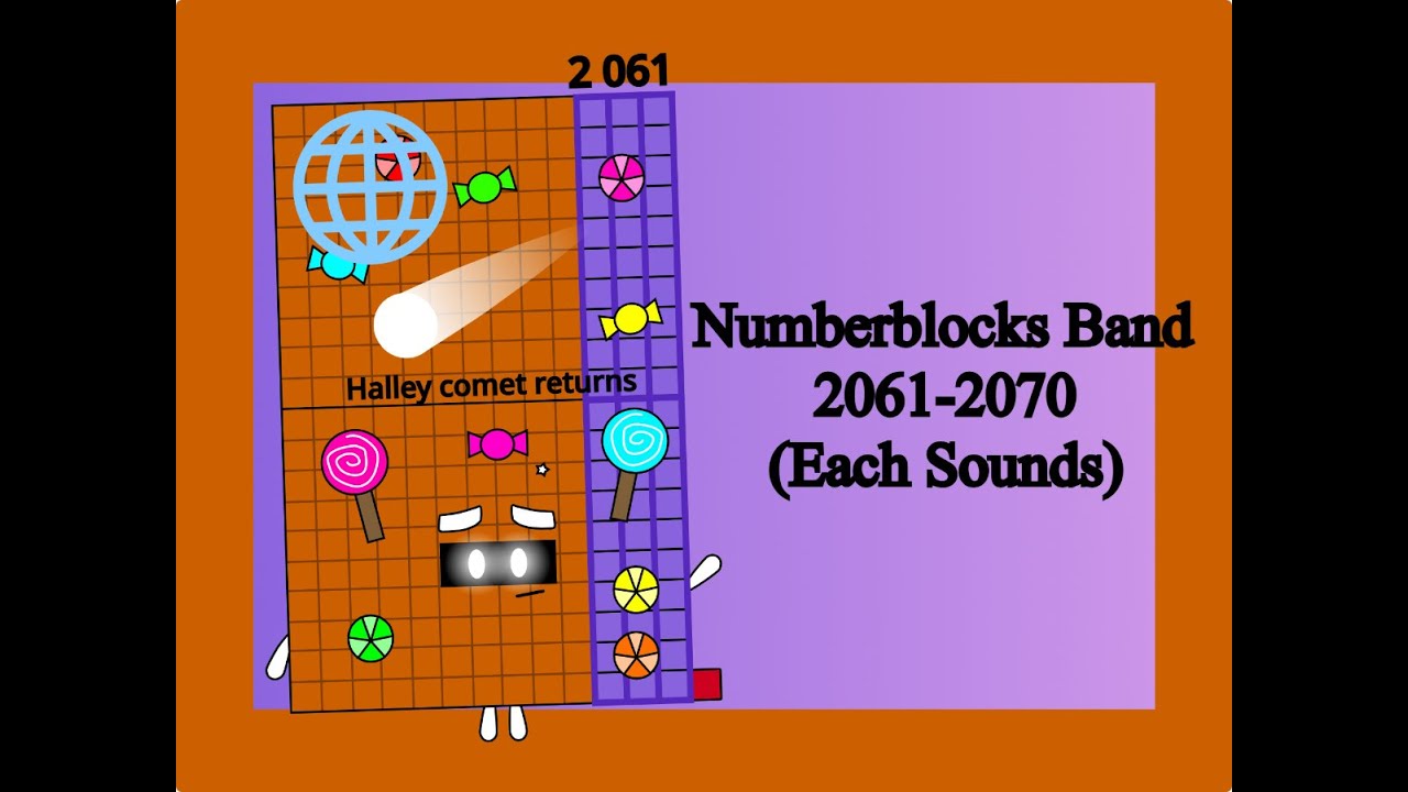 Numberblocks Band 2061-2070 (Each Sounds)