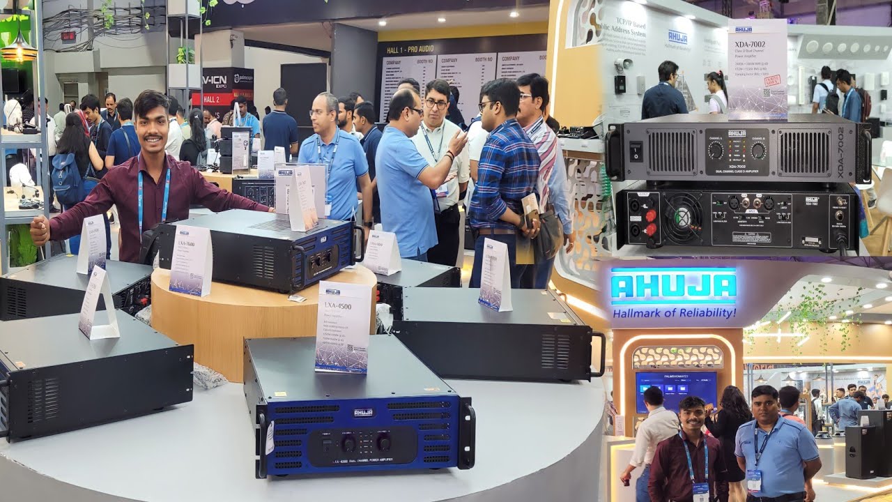 Ahuja DJ setup and amplifier ki all range DJ palm Expo 2023