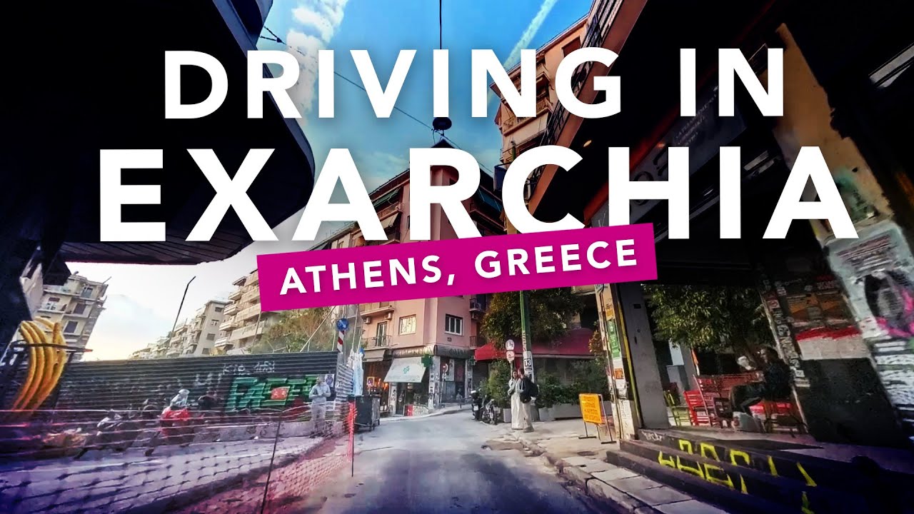 Driving in Exarchia – Athens, Greece