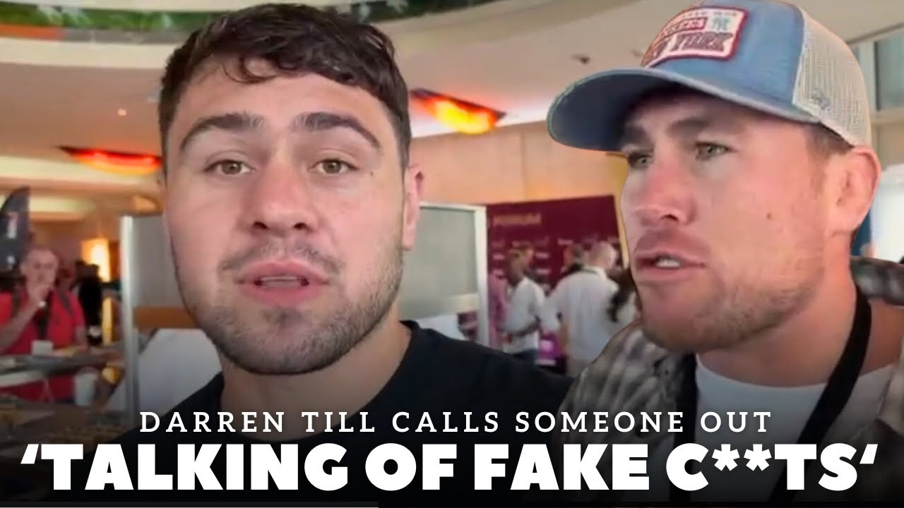 Darren Till POINTS OUT ‘FAKE C**T’ to Dave Allen DURING HILARIOUS EXCHANGE 