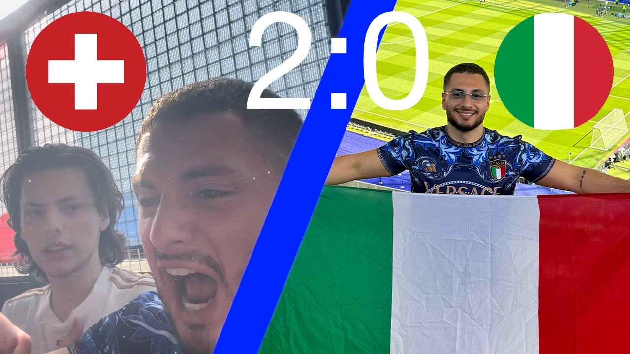WIR SIND RAUS! EM STADION VLOG ITALIEN SCHWEIZ 🇮🇹🇨🇭#euro2024