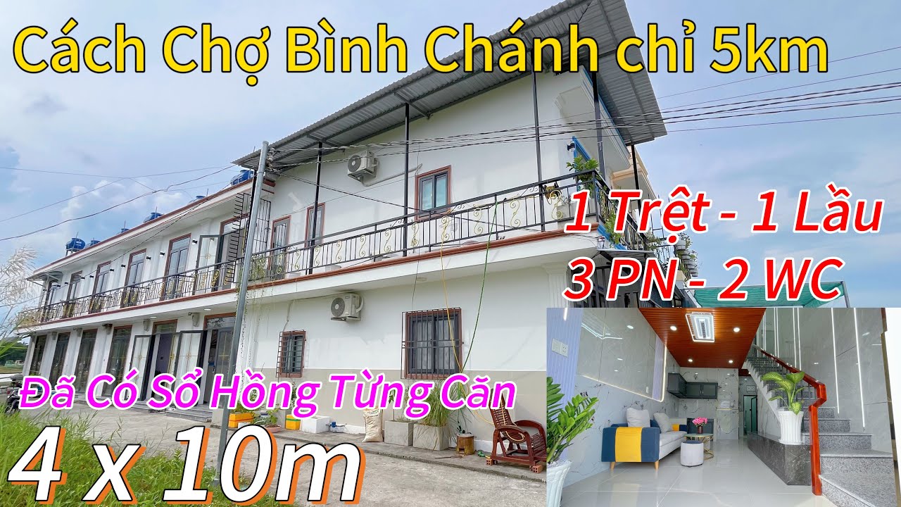 Nhà giá Rẻ gần chợ Bình Chánh đã có sổ Hồng #nhagiare #nhadep #home #batdongsan 