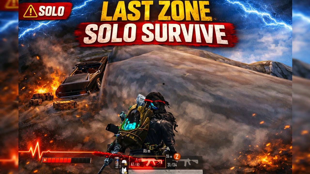LAST ZONE SOLO SURVIVE 😱  Clutch in Final Circle | PUBG Mobile Gameplay|Shani X Gaming