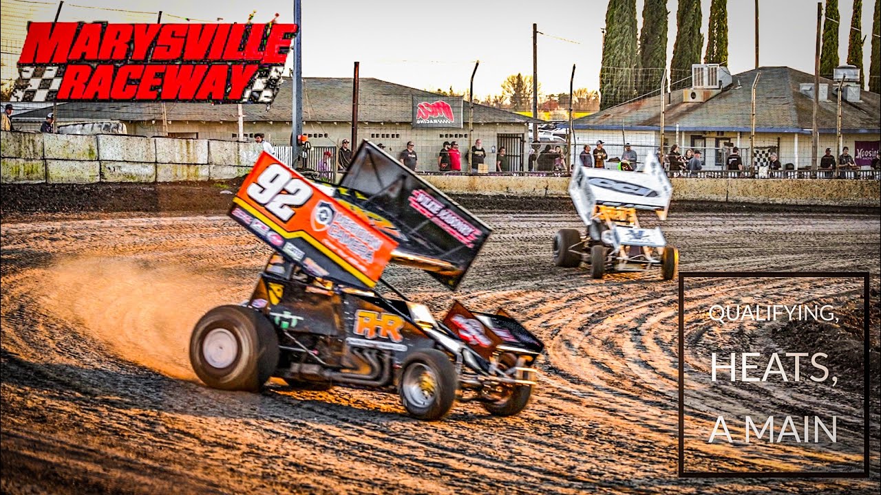 360 Winged Sprint Car Season Opener: Full Event at Marysville Raceway Park
