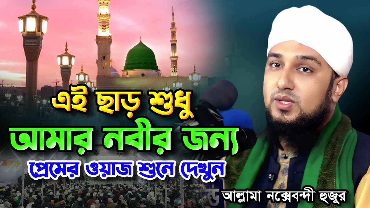 নবীজি (সাঃ) কারনে আমরা ছাড় পেয়েছি 🥰 | Hasanur Rahman Hussain Naqshabandi ✅ হাসানুর রহমান হোসাইন ওয়াজ