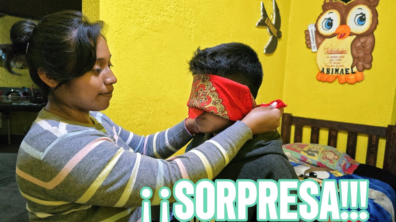 Este fue el regalo que le di a mi hijo por su clausura ,(esta fue su reacción 😢)