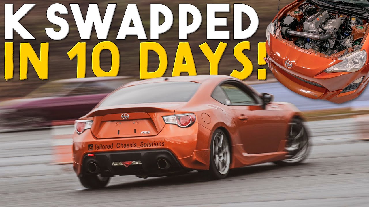 Built a K Swapped FRS in 10 DAYS! Then drifted it...