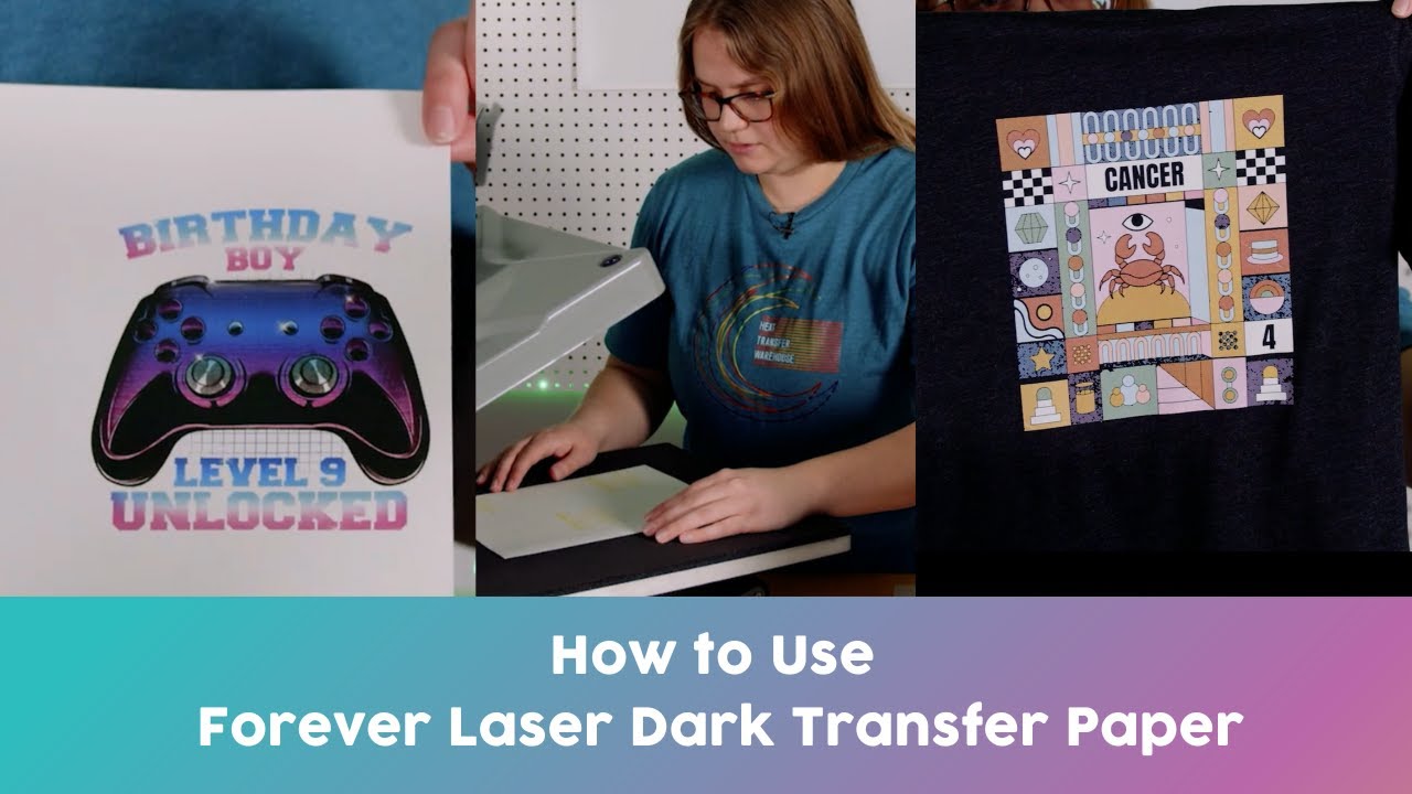 How to use Forever Laser Dark Paper
