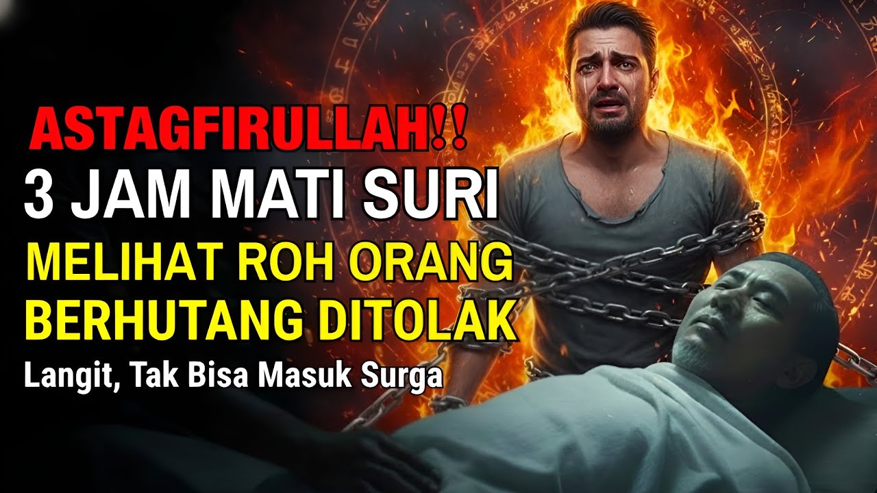 ASTAGFIRULLAH‼️3 Jam MATI SURI Melihat Roh Orang Berhutang Tergantung Di Langit Tak Bisa Masuk Surga
