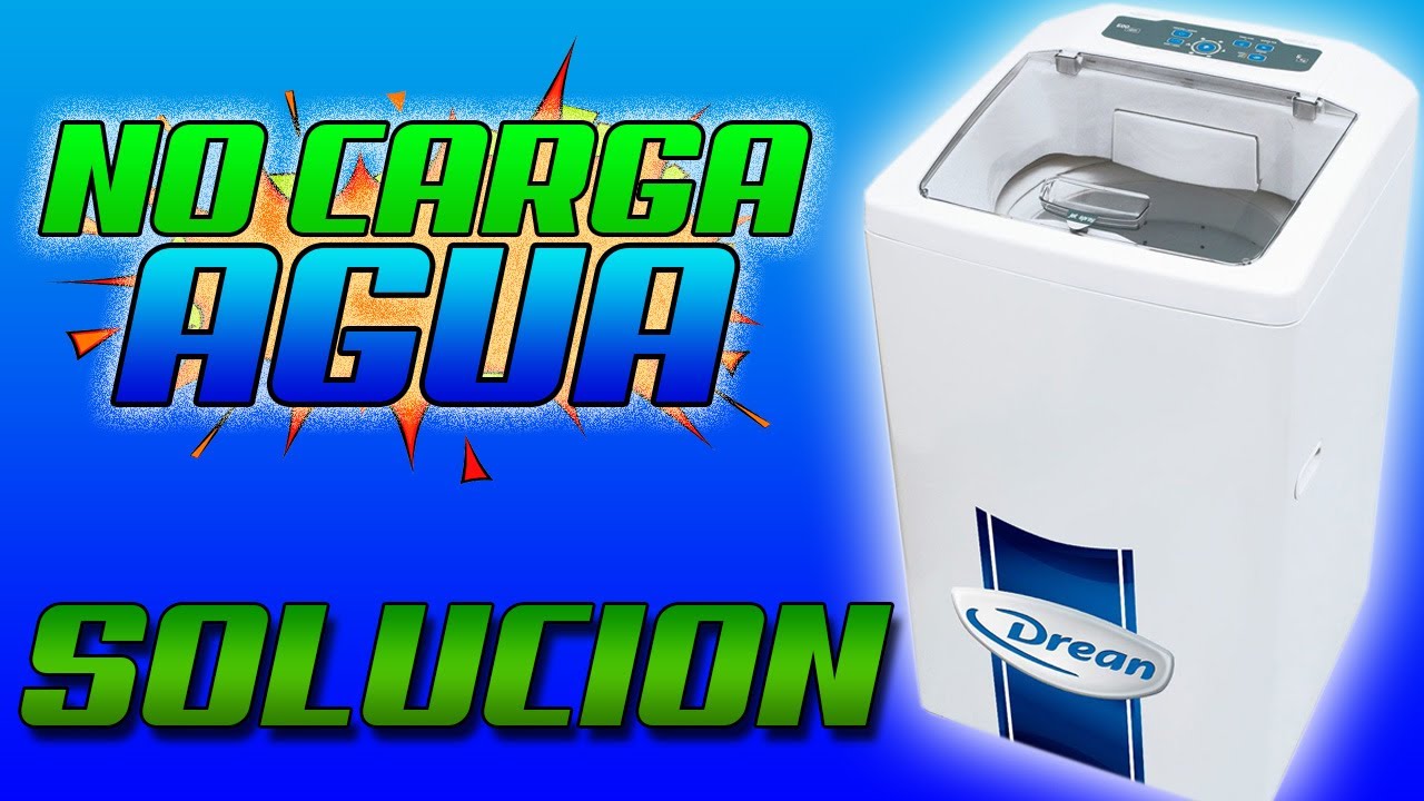 🥇 Solución Lavarropas DREAN CONCEPT 5.05 NO CARGA AGUA