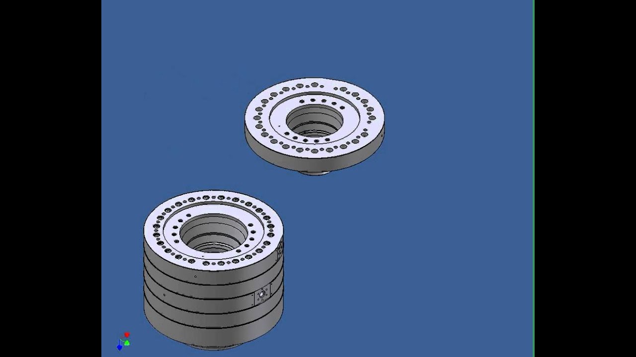 7 layers blown film die assembly process