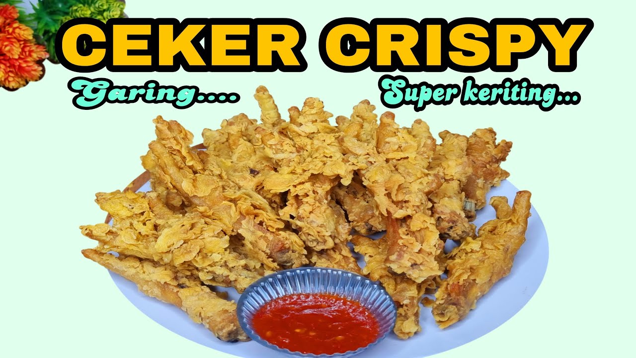 CEKER CRISPY SUPER GARING  |  SEKALI CELUP LANGSUNG GIMBAL