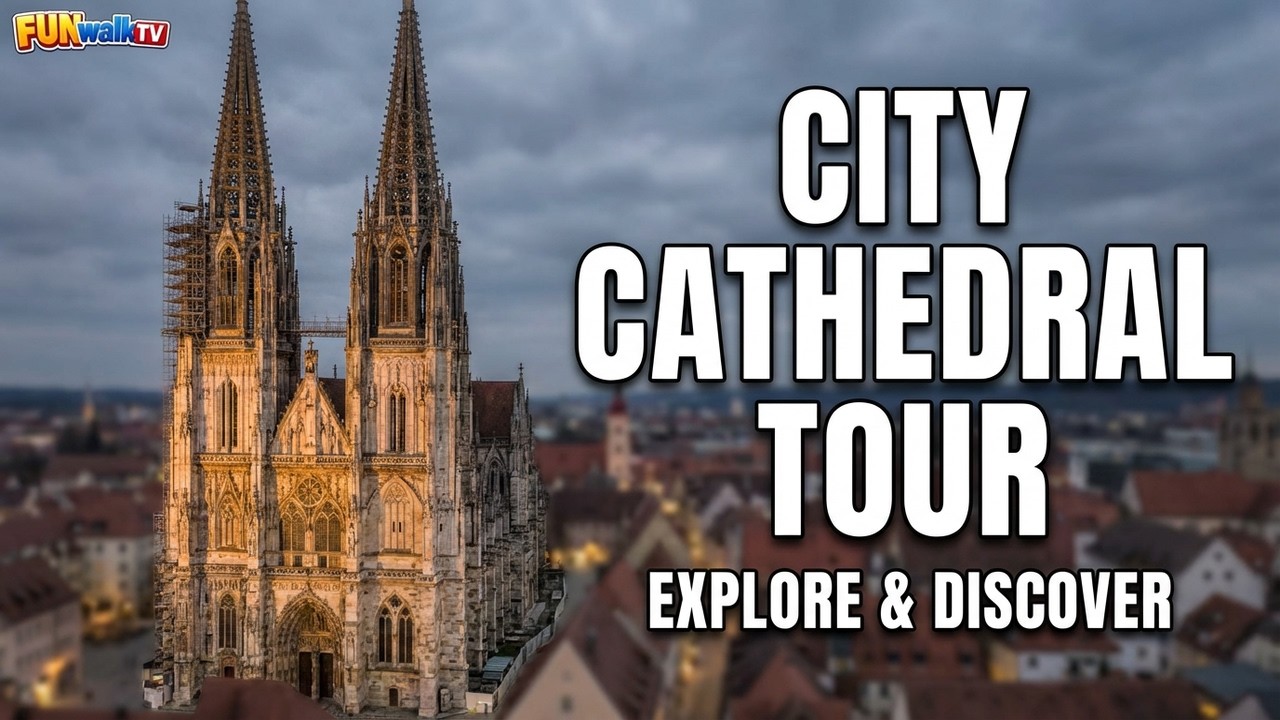 🎈 Regensburg Germany Night Walk | Relaxing Evening Stroll 4K - 1/2 From 02/12/26