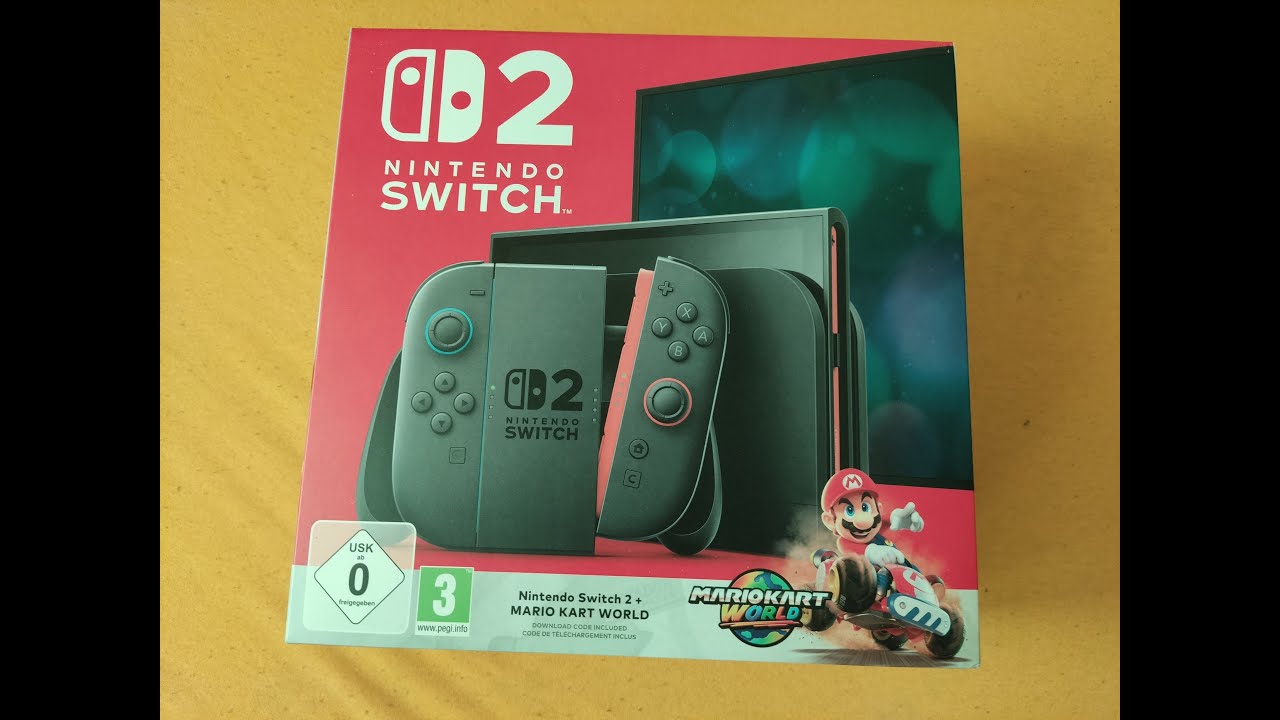 Rozpakowanie Nintendo Switch 2