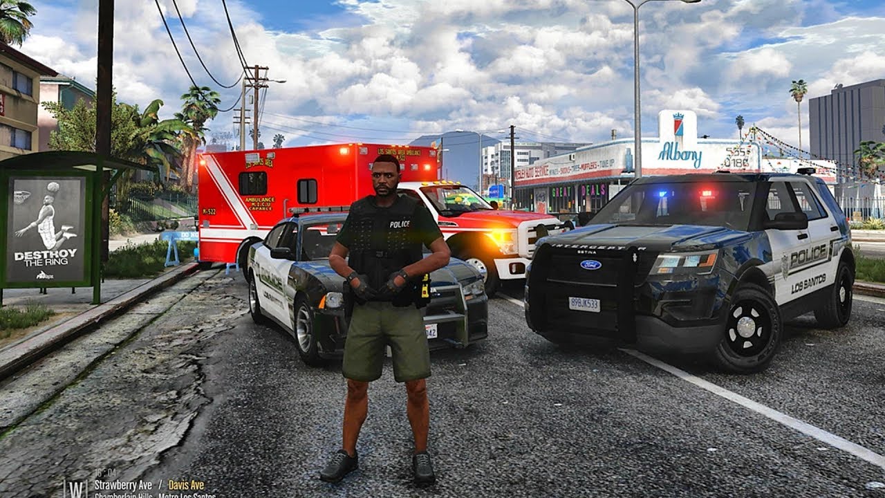 GTA 5 MODS LSPDFR 971  - CITY PATROL!!! (GTA 5 REAL LIFE PC MOD)