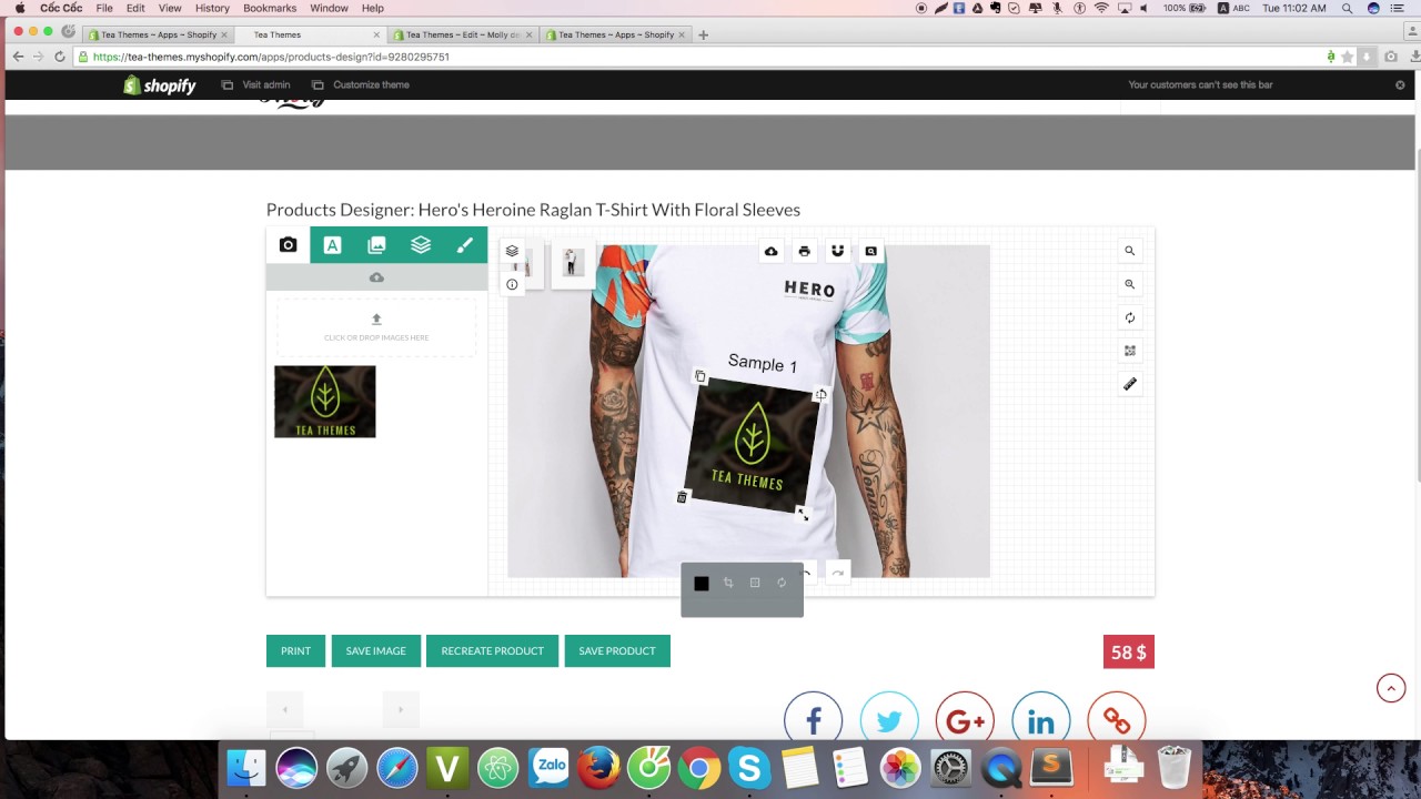 Shopify Product Design Application