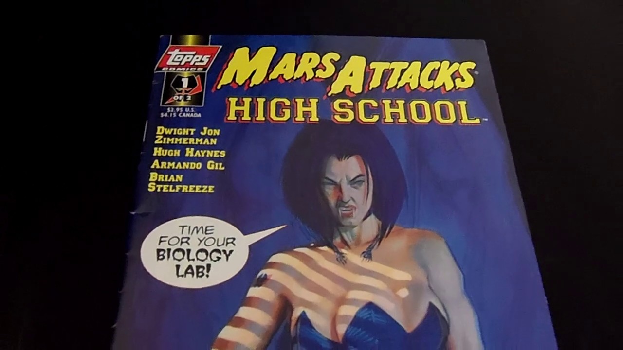 Mars Attacks High School #1 of 2 by Topps Comics! (2 years of Starving Martian!)