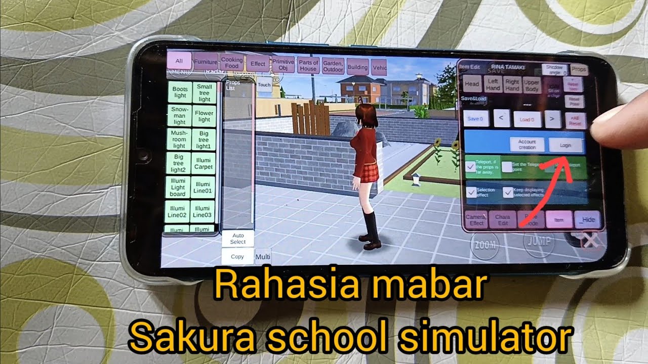 TUTORIAL CARA MABAR DI SAKURA SCHOOL SIMULATOR DENGAN LOGIN AKUN ONLINE