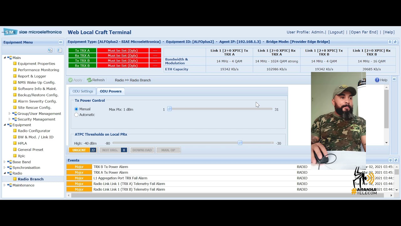 Configurando seu Rádio Digital Siae ALFOplus2 em XPIC – Guia Completo