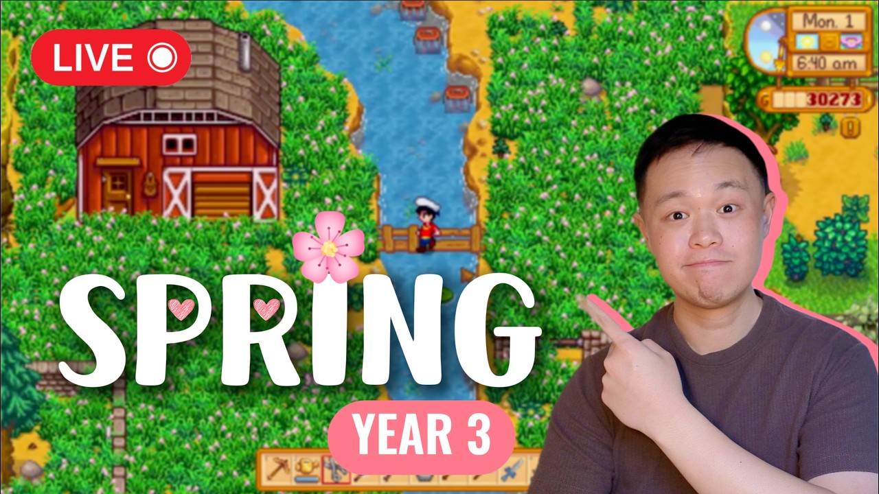 BEGINNING YEAR 3!! ...the farm is looking so pretty 🌱🌸🌱