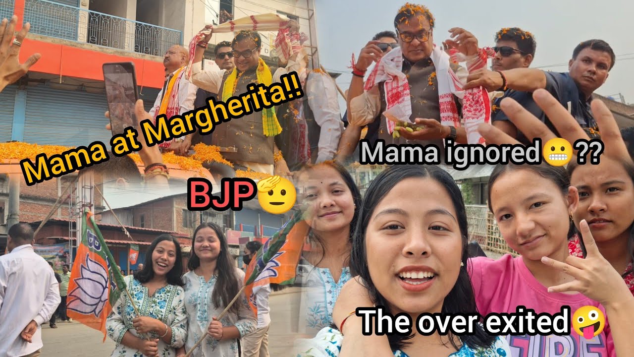  Were Over excited But Mama ignored us 🥲🙂!! #himantabiswasarma 