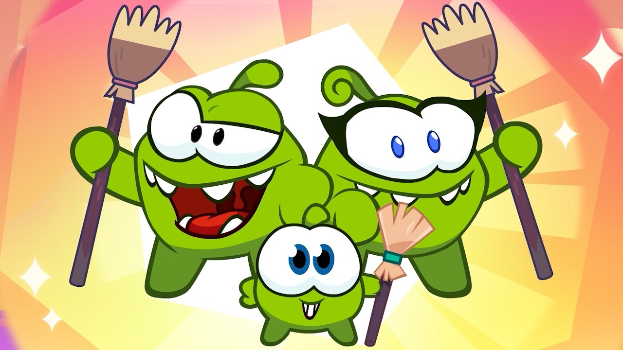 OM NOM Stories NEW EPISODE 🧹 Clean-up 🧼 Season 28 Nomville 🟢