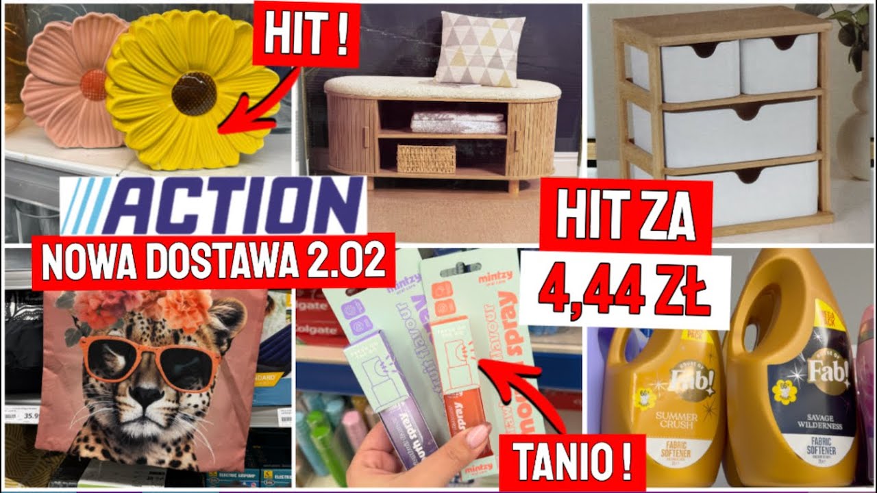📍ACTION NOWOŚCI 2.02😍 TANIE MEBLE w LAMELE 😱💥 CUDNE WAZONY KWIATY 🌸 CUDNE LATARNIE PRZEGLĄD PÓŁEK