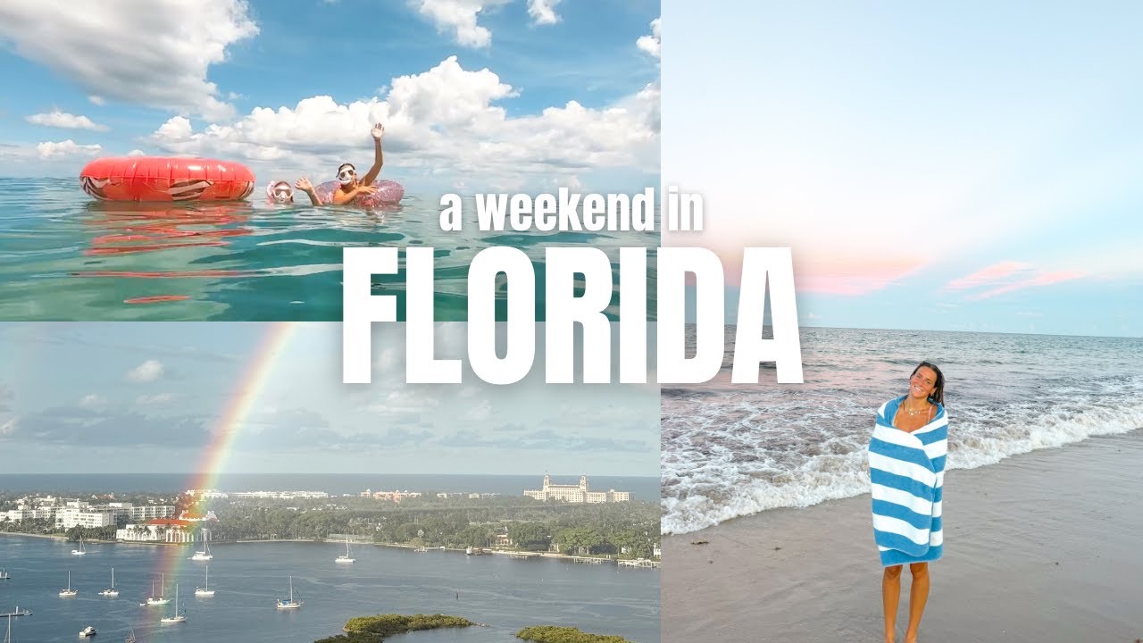 THE DREAM WEEK IN FLORIDA || beach days, rainbows, sunset swims, & jeep drives!!