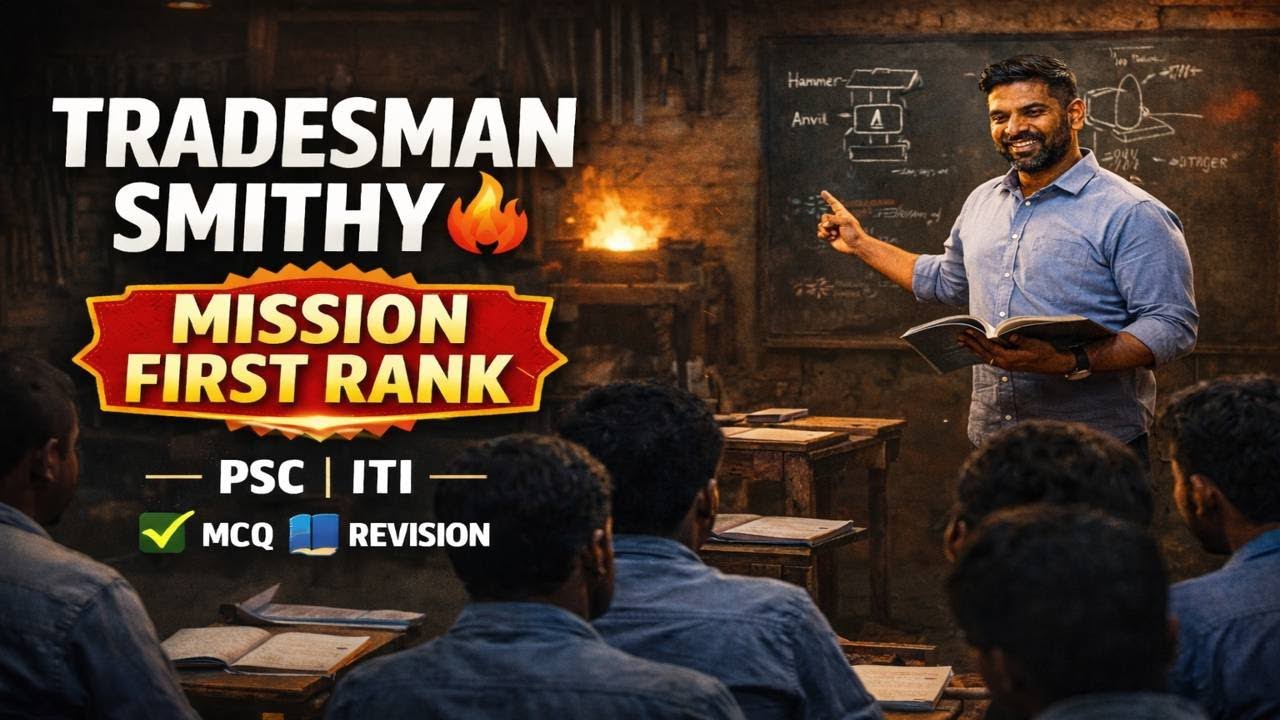 TRADESMAN SMITHY|QUESTIONS|KERALA PSC 2025|REVISION