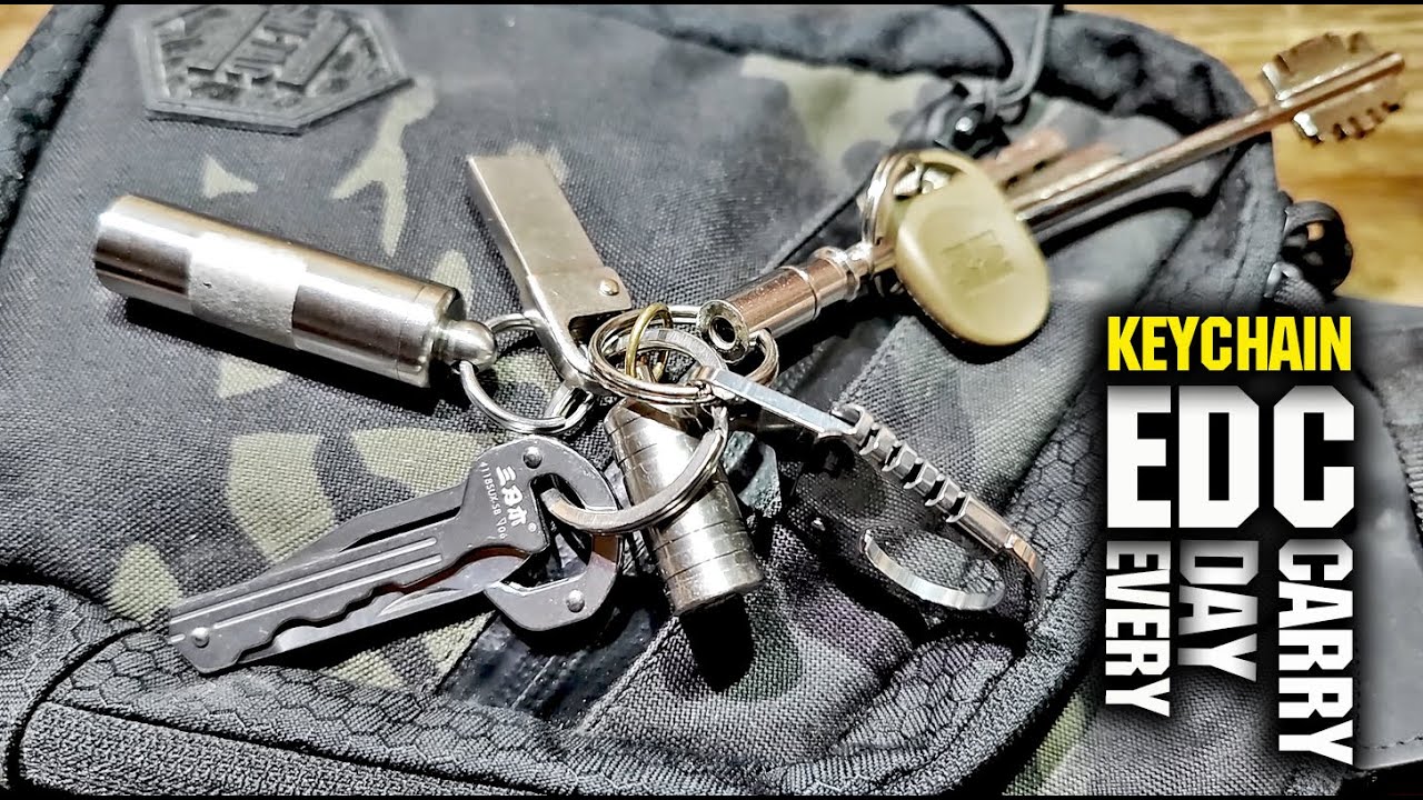 Мой EDC набор на ключах 2023/@Corcoran AL EDC Keychain for Urban Survival