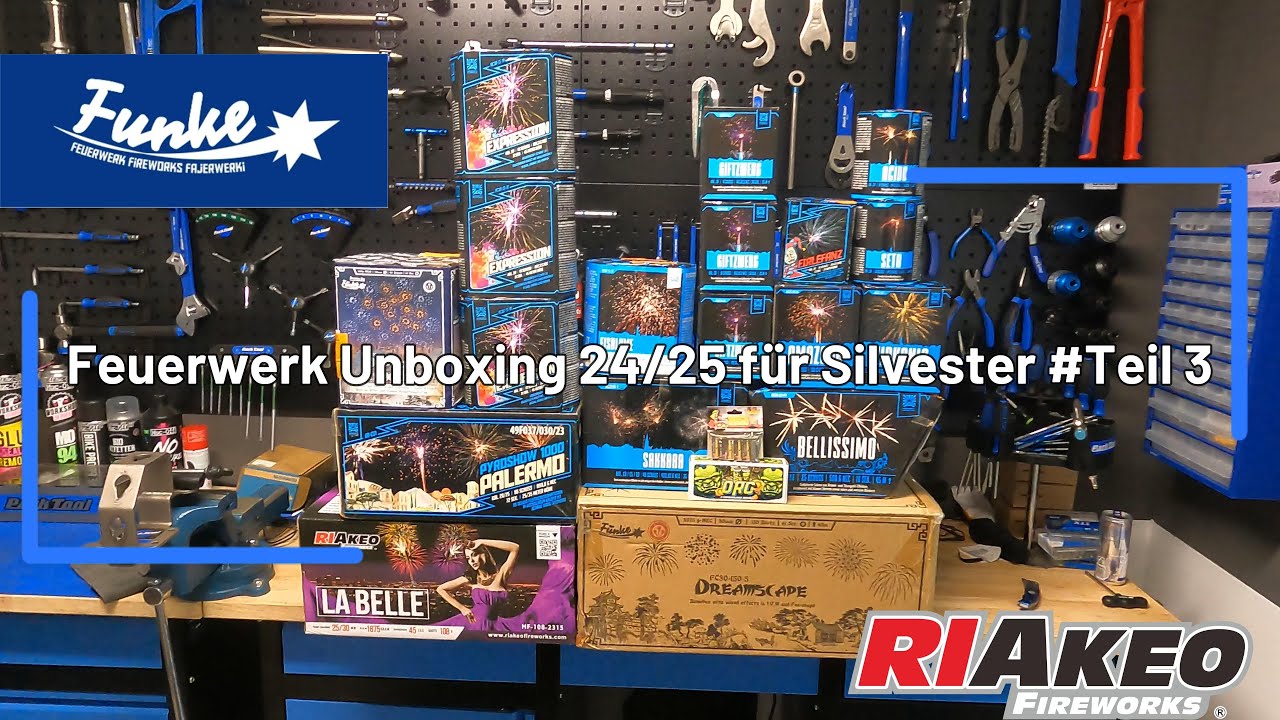Feuerwerk Unboxing 24/25 für Silvester #Teil 3  | Funke | Argento | Riakeo 💥