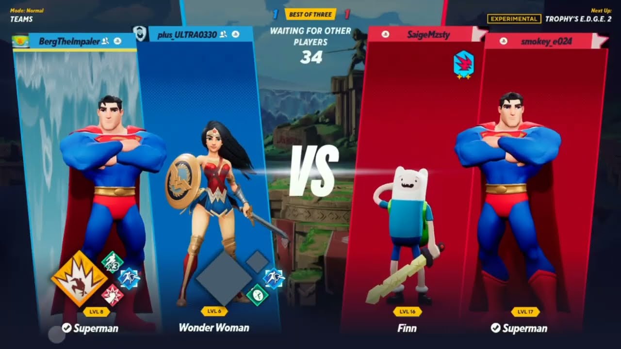 Come-back King! Multiversus Teams 2v2 best of three w/ plus_ULTRA0330