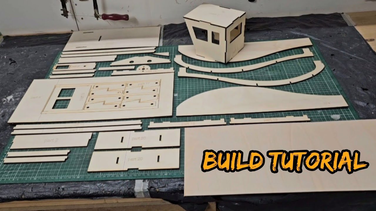 How to build a wooden RC Tug boat: Beginner tutorial