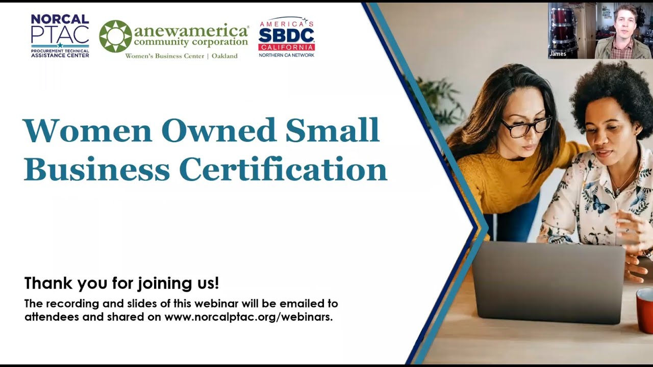 Women Owned Small Business Certification [WOSB] Webinar