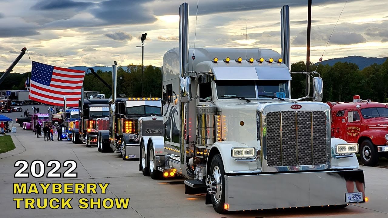 Mayberry Truck Show 2022 - Custom Big Rig Trucks - 1 октября 2022 г., Маунт-Эйри, Северная Каролина.
